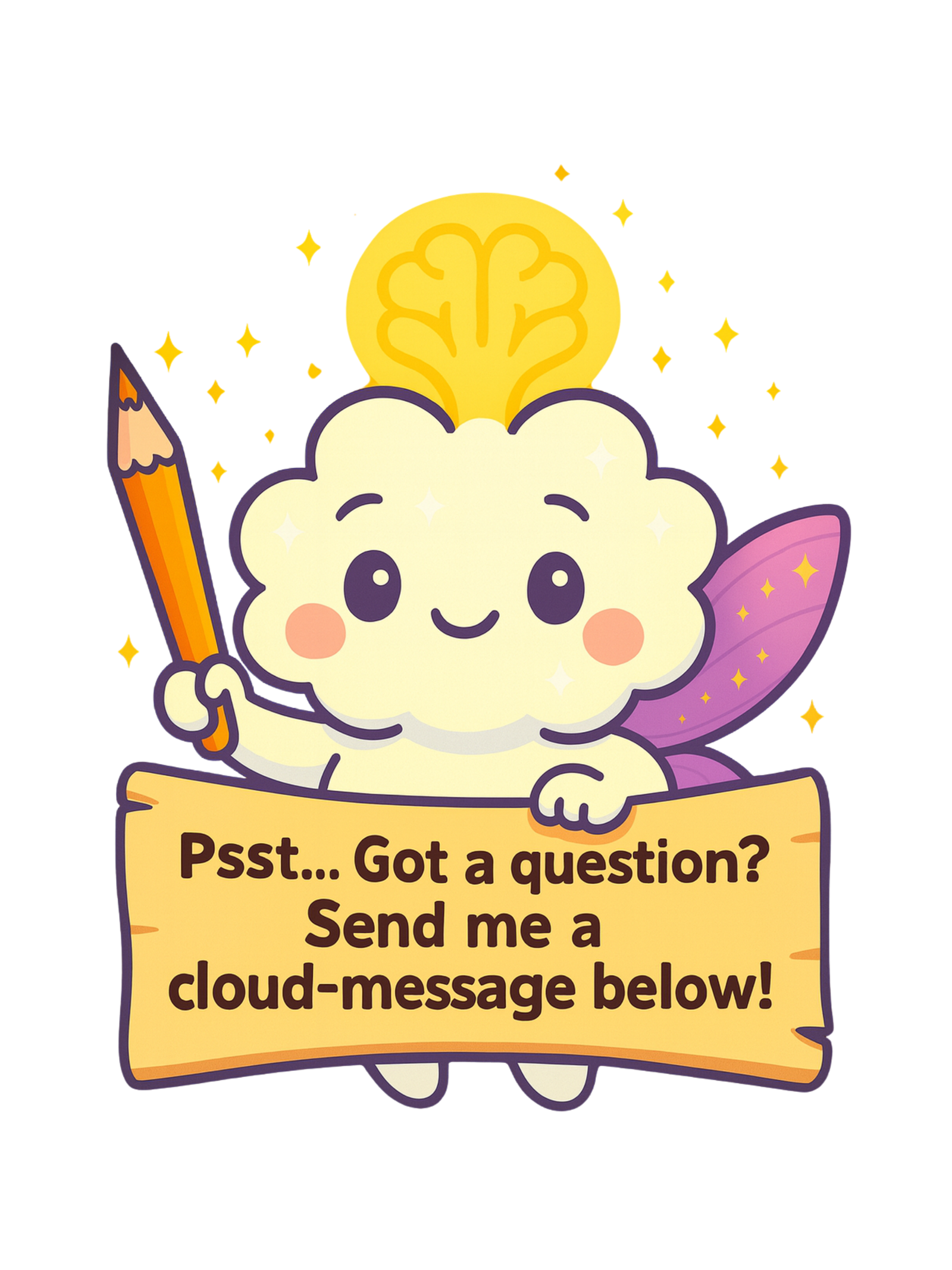 Yosi holding a scroll